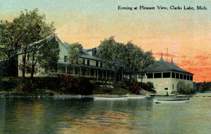 Pleasant View Hotel and Dance Pavillion - Vintage Postcard (newer photo)